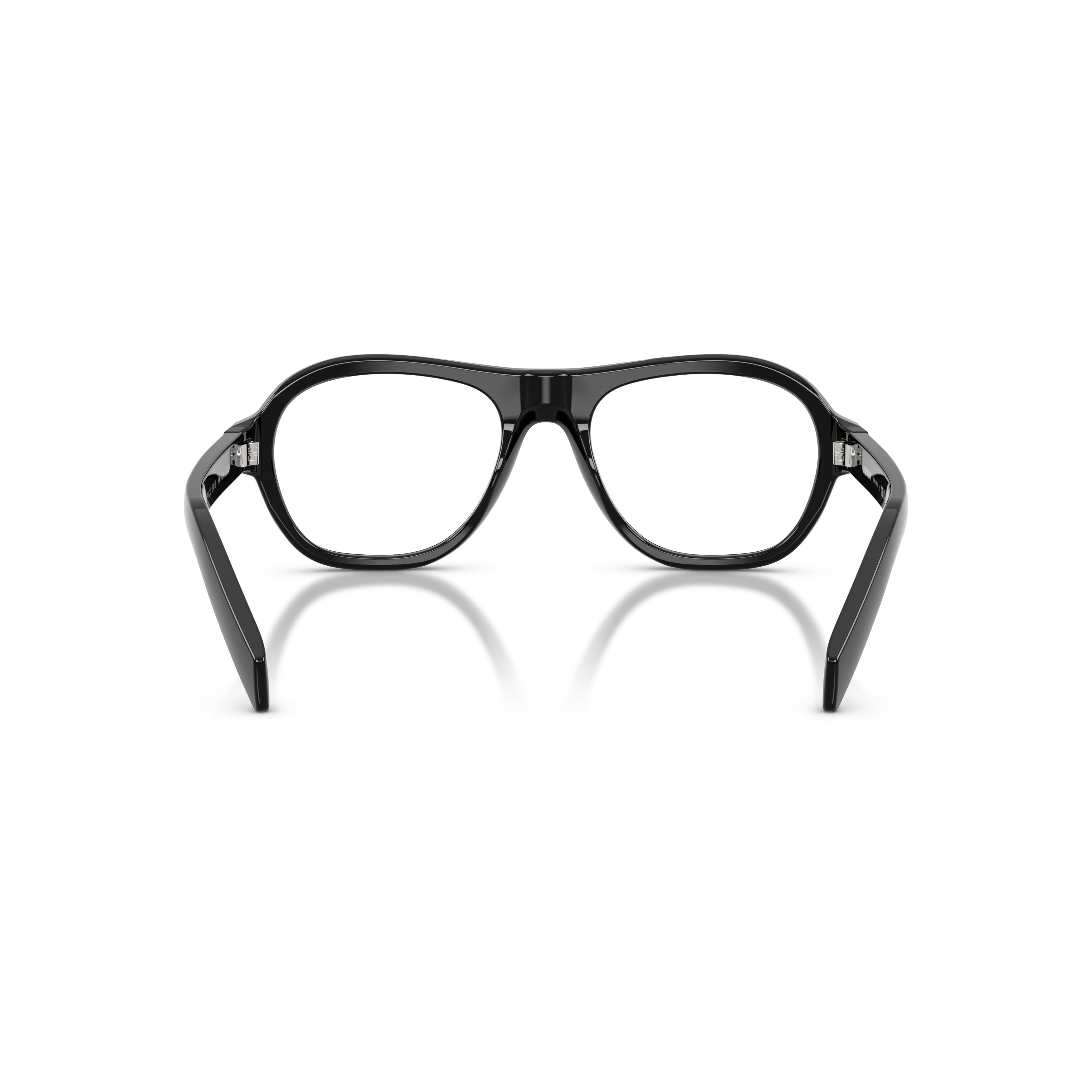 0pr C12v Oversized Rectangular Black Acetate Sunglasses