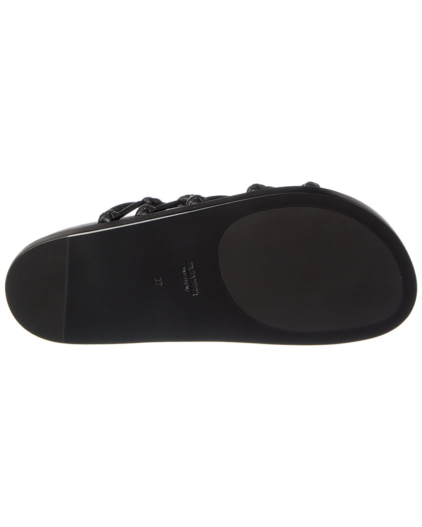 Jil Sander Logo Leather Sandal