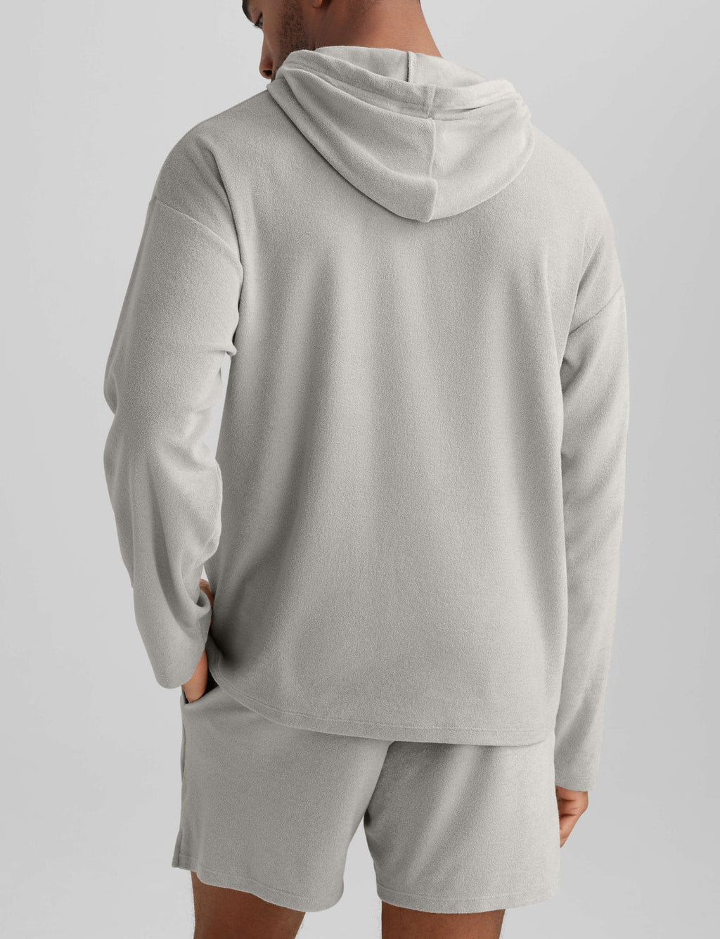 Men's Towel Terry Hoodie Shirts