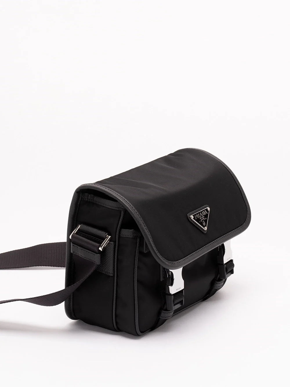 Prada Men Re-Nylon And Saffiano Leather Shoulder Bag