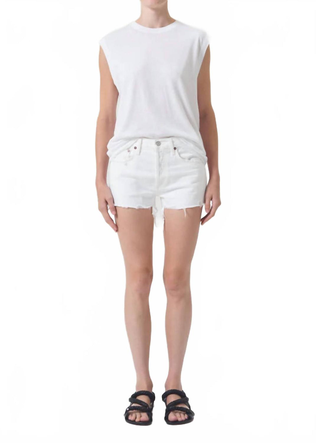 Parker Vintage Cut Off Shorts In Dough