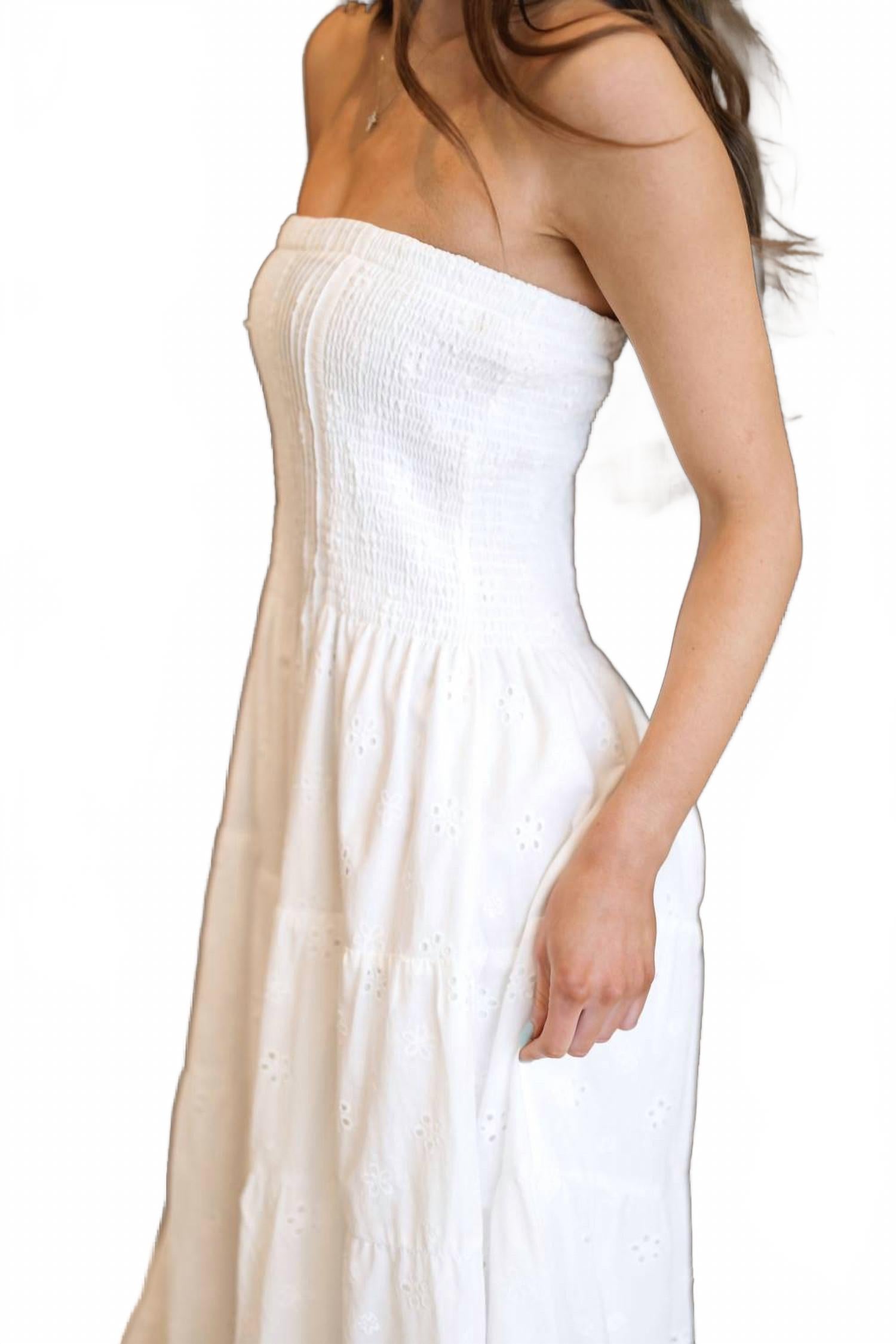 Hadley Dress In White