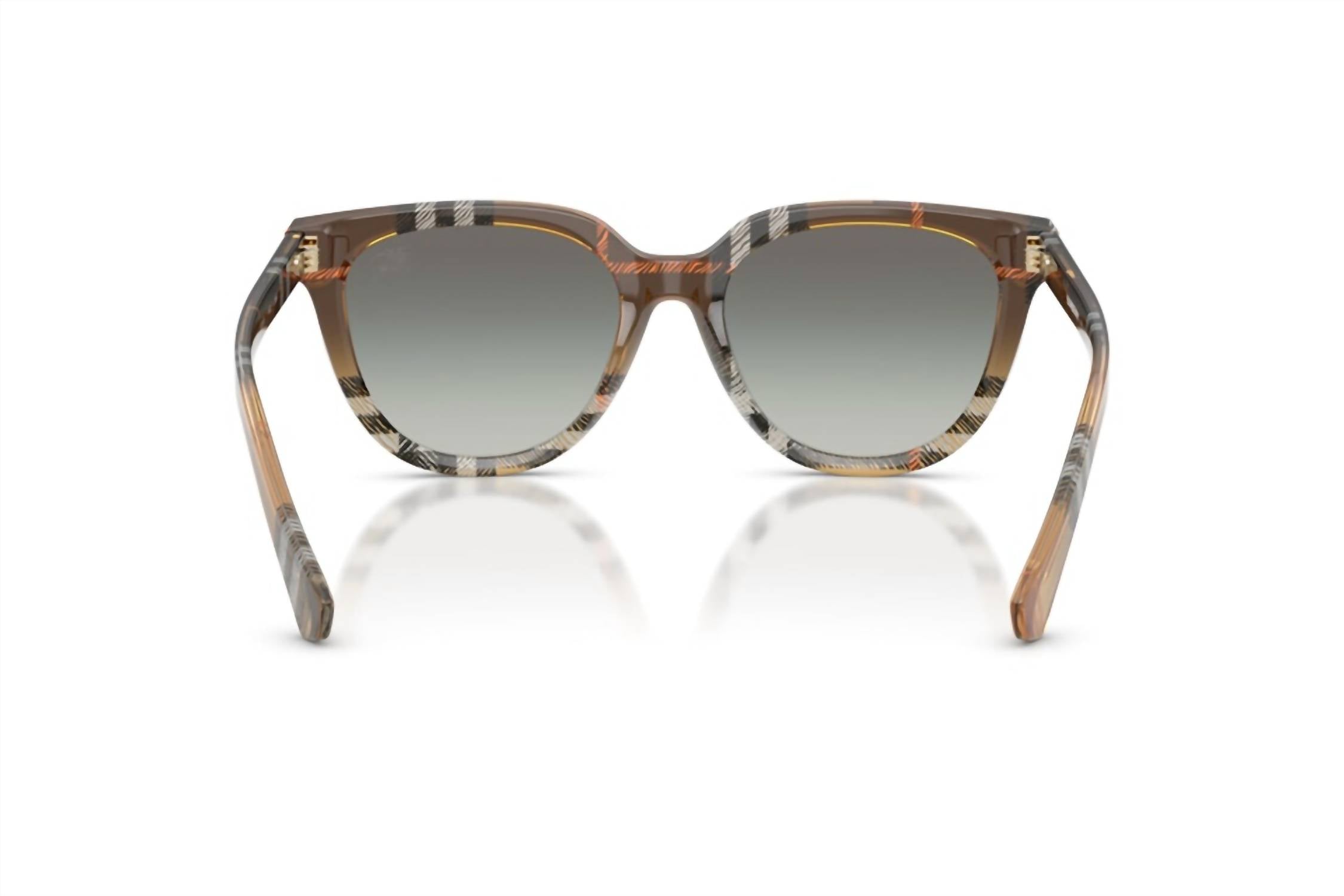 Women's Square Sunglasses In Check Sand