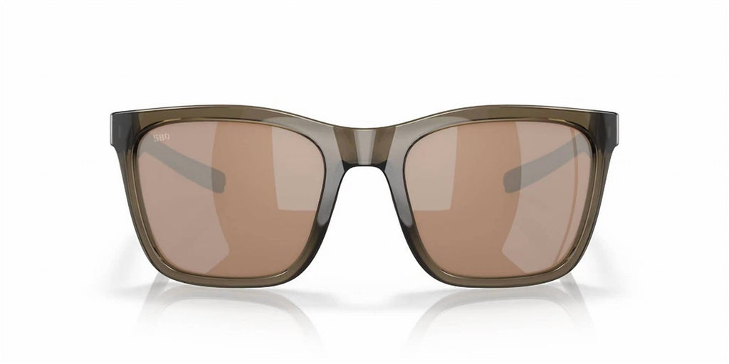 Women's Panga Sunglasses In Shiny Taupe Crystal/copper Silver Mirror