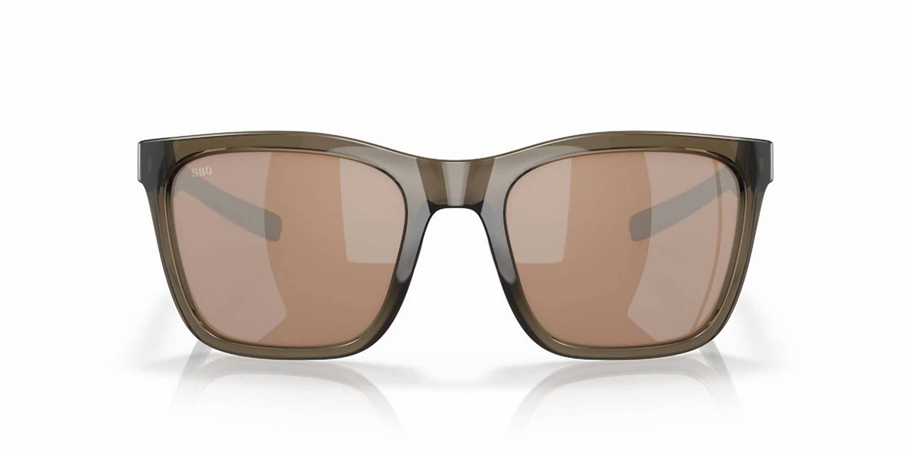 Women's Panga Sunglasses In Shiny Taupe Crystal/copper Silver Mirror