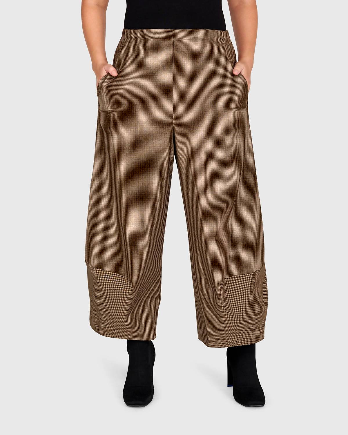 Bonanza Trousers In Houndstooth