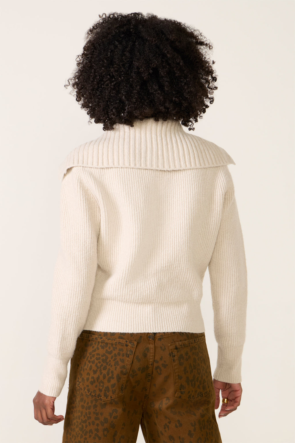 Women's Nash Collared Button Sweater Top