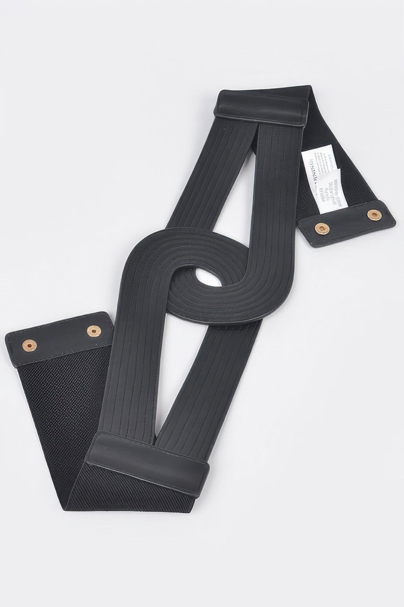 Faux Leather Elastic Belt