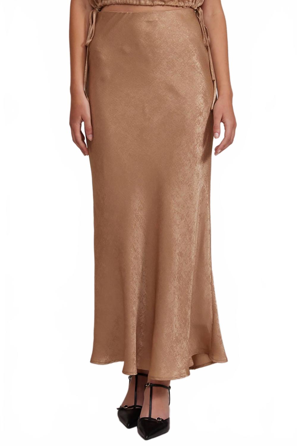 Katianna Maxi Skirt In Gold