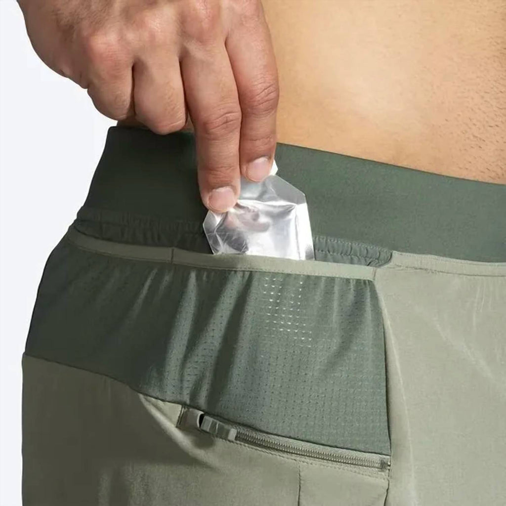 Sherpa 7" 2-In-1 Shorts In Dark Pebble