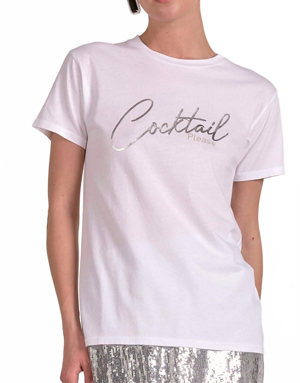 Cocktail Please Shirt In White