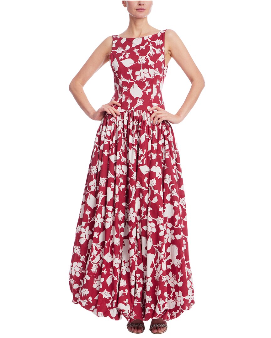 Jewel Badgley Mischka Floral Drop Waist Dress