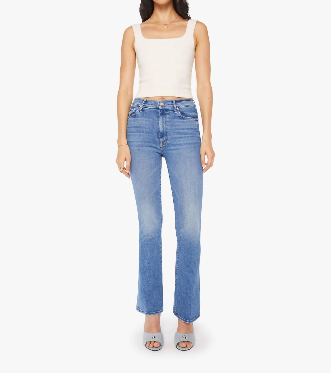 High Waisted Weekender Skimp Jeans In Swing And Miss