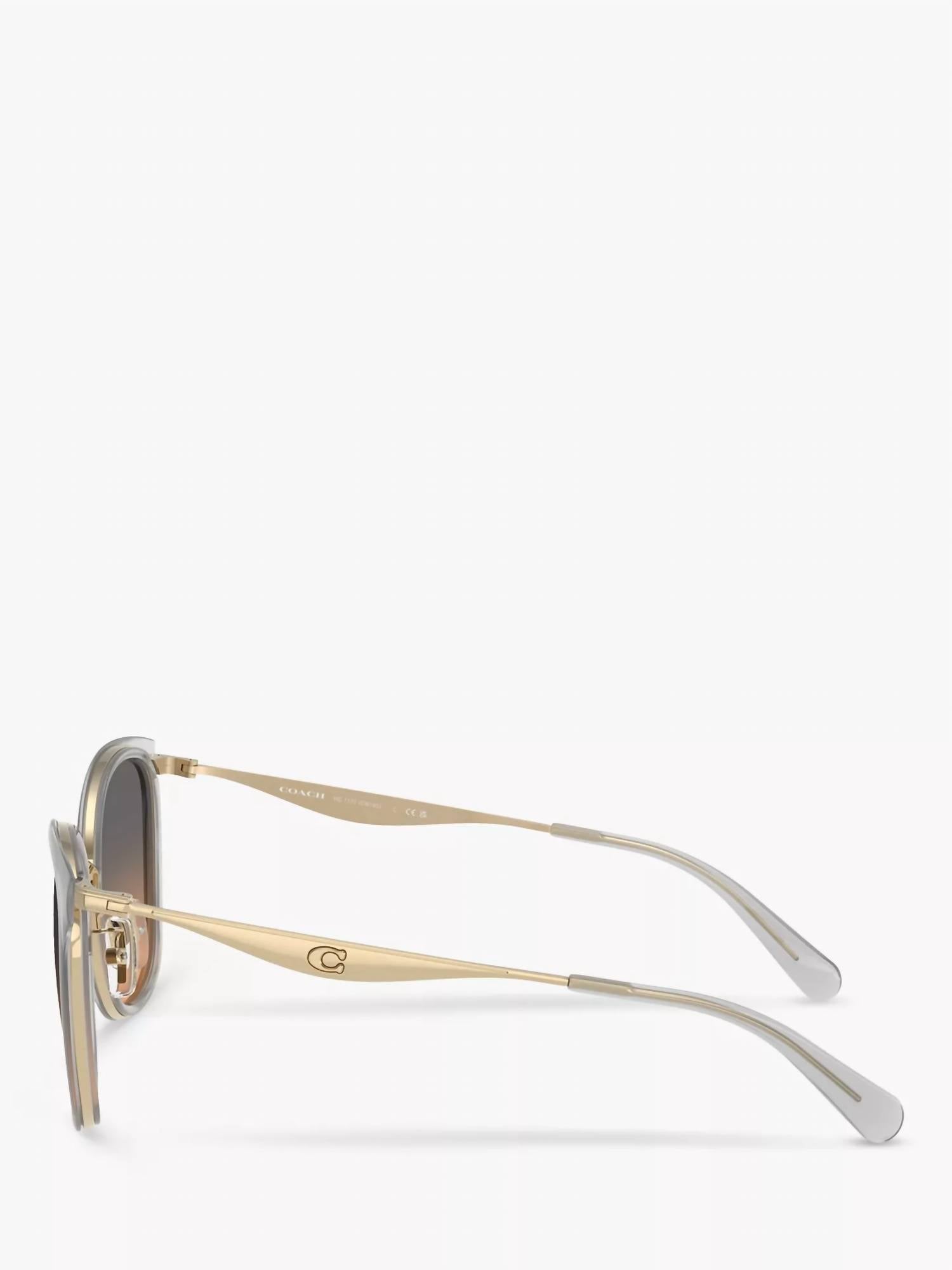 Women's Hc 7170 Sunglasses In Light Gold/dove Grey
