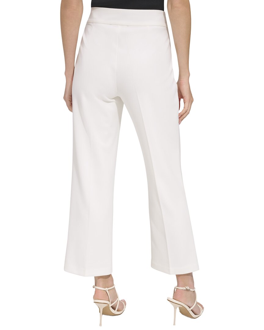 DKNY Crop High Rise Wide Leg Pant