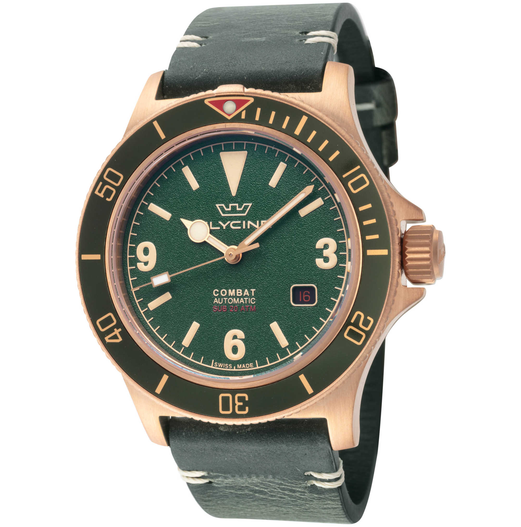 Glycine Men's Combat Sub Bronze 42mm Automatic Watch