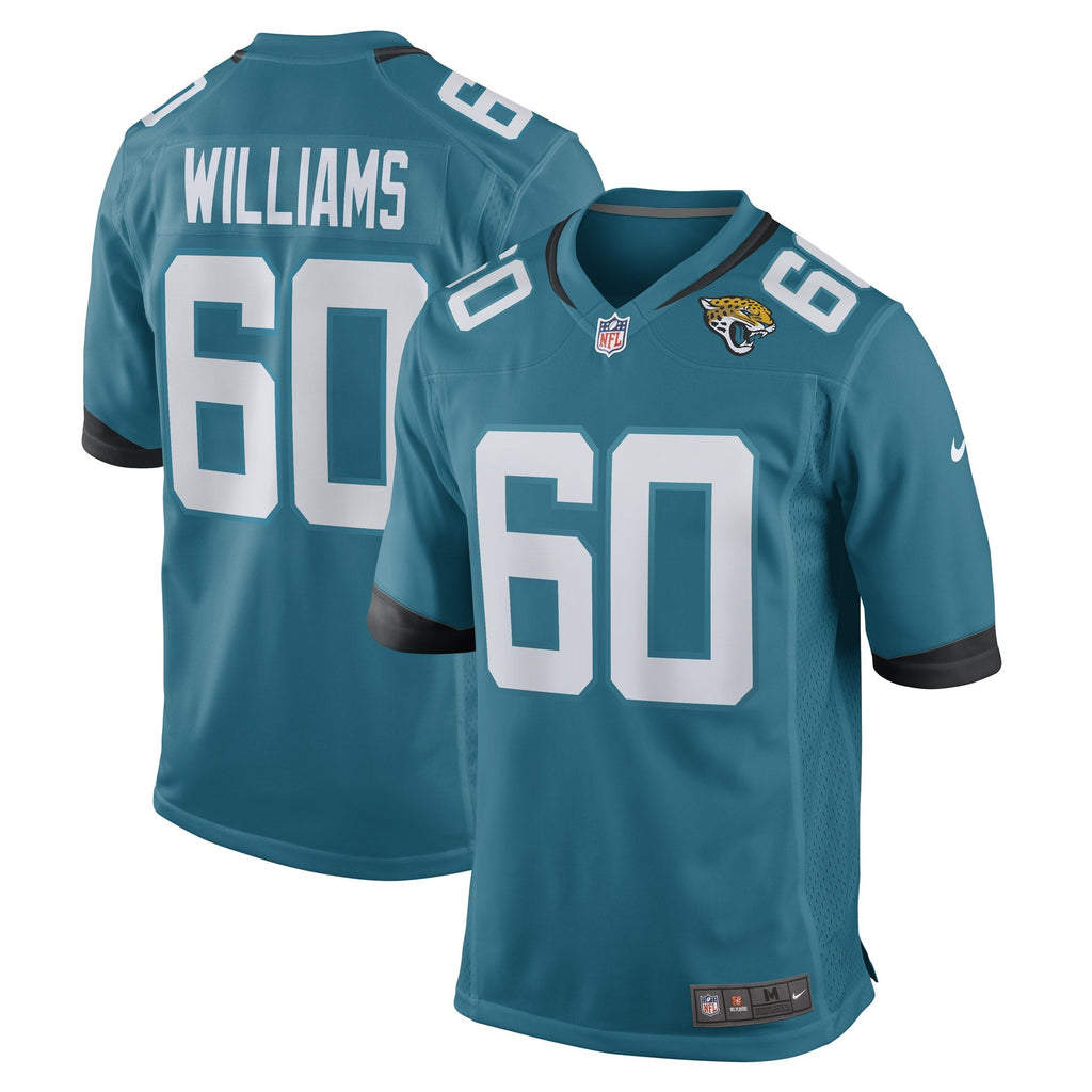 Darryl Williams Jacksonville Jaguars Nike Game   Jersey - Teal