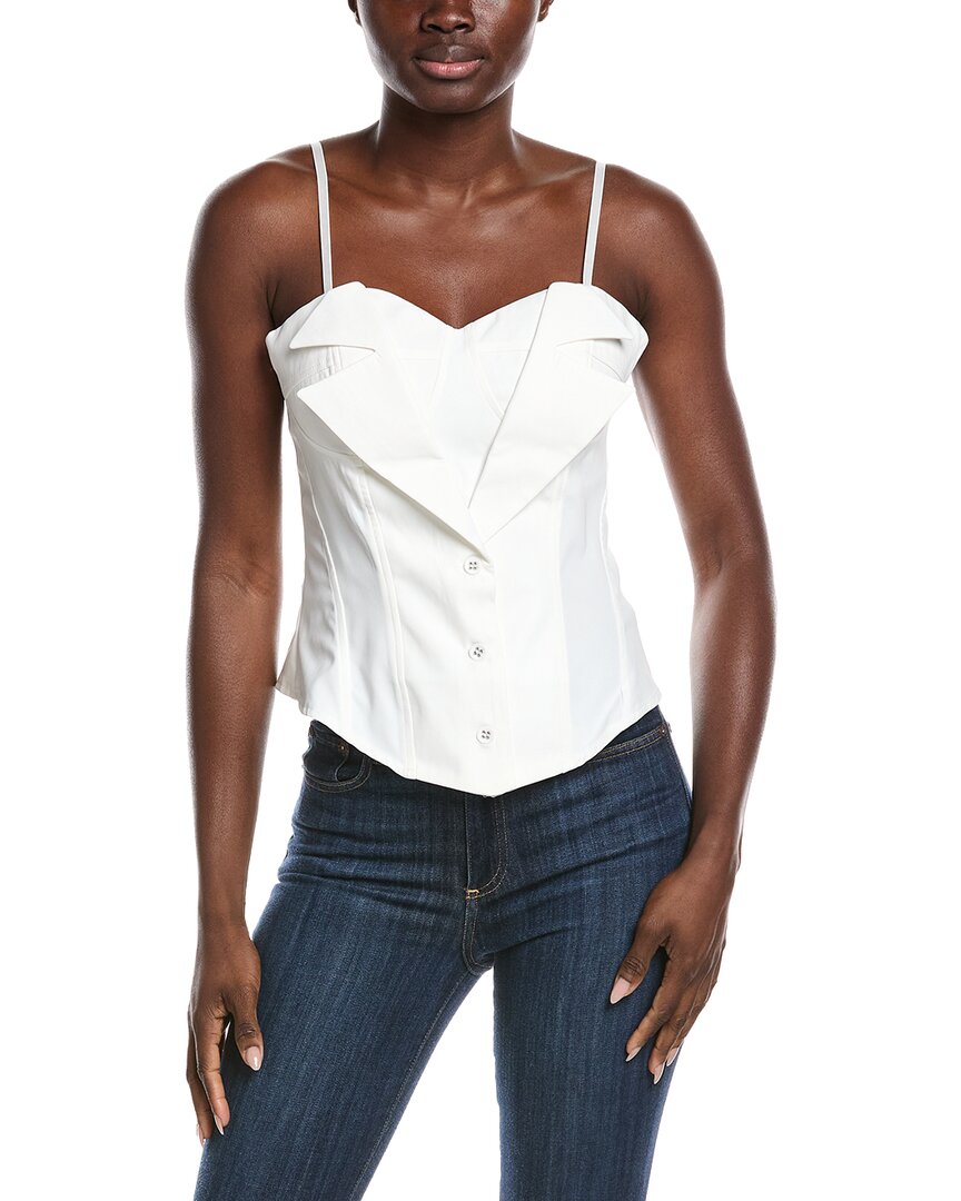 Gracia Zip-Up Corset Top