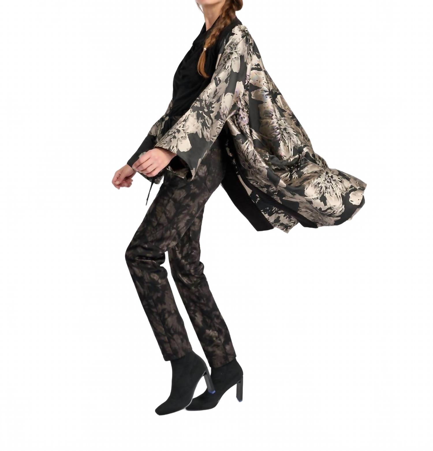Eventide Brocade Jacket In Floral