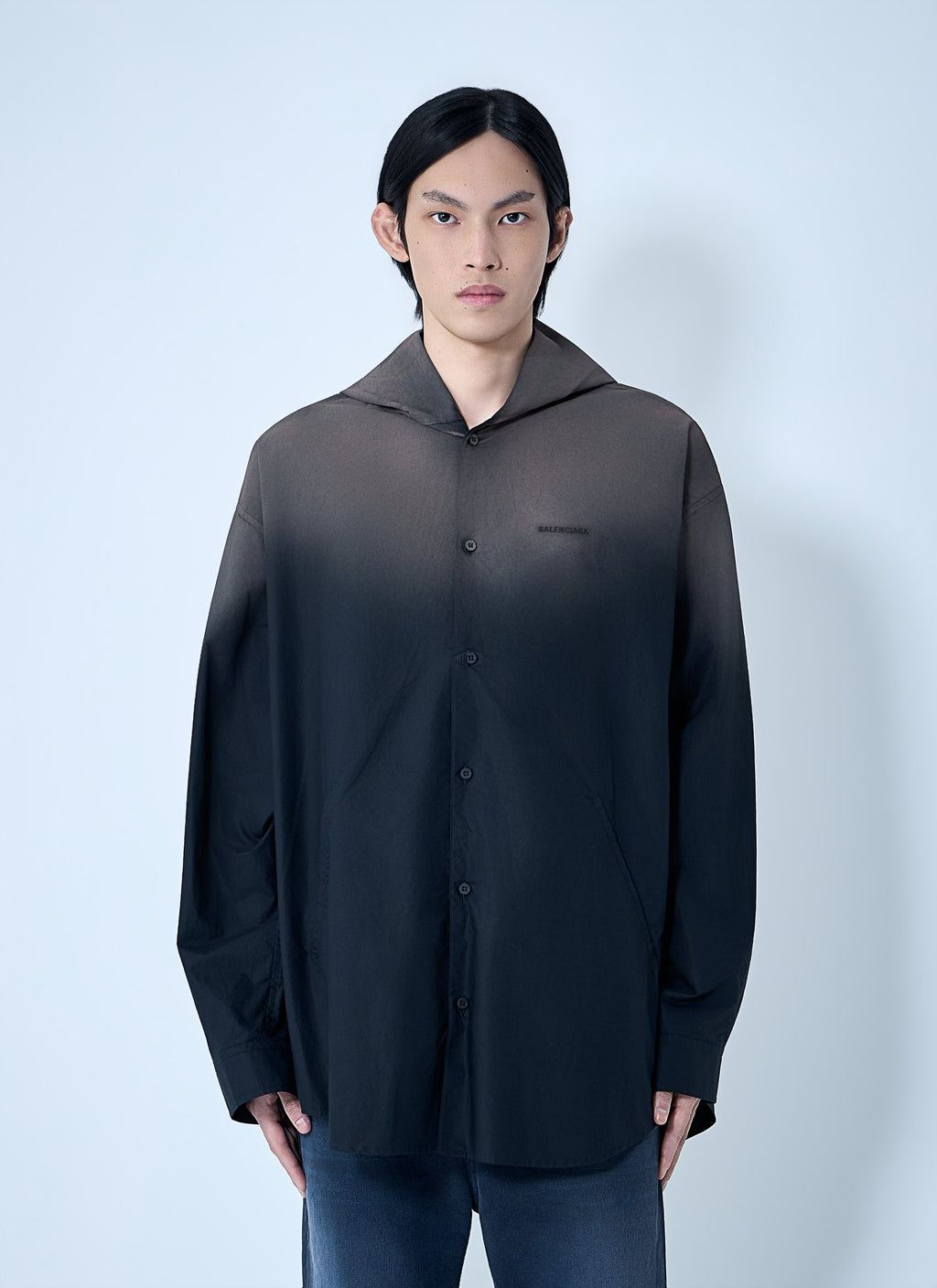 Balenciaga Men Hooded Shirt