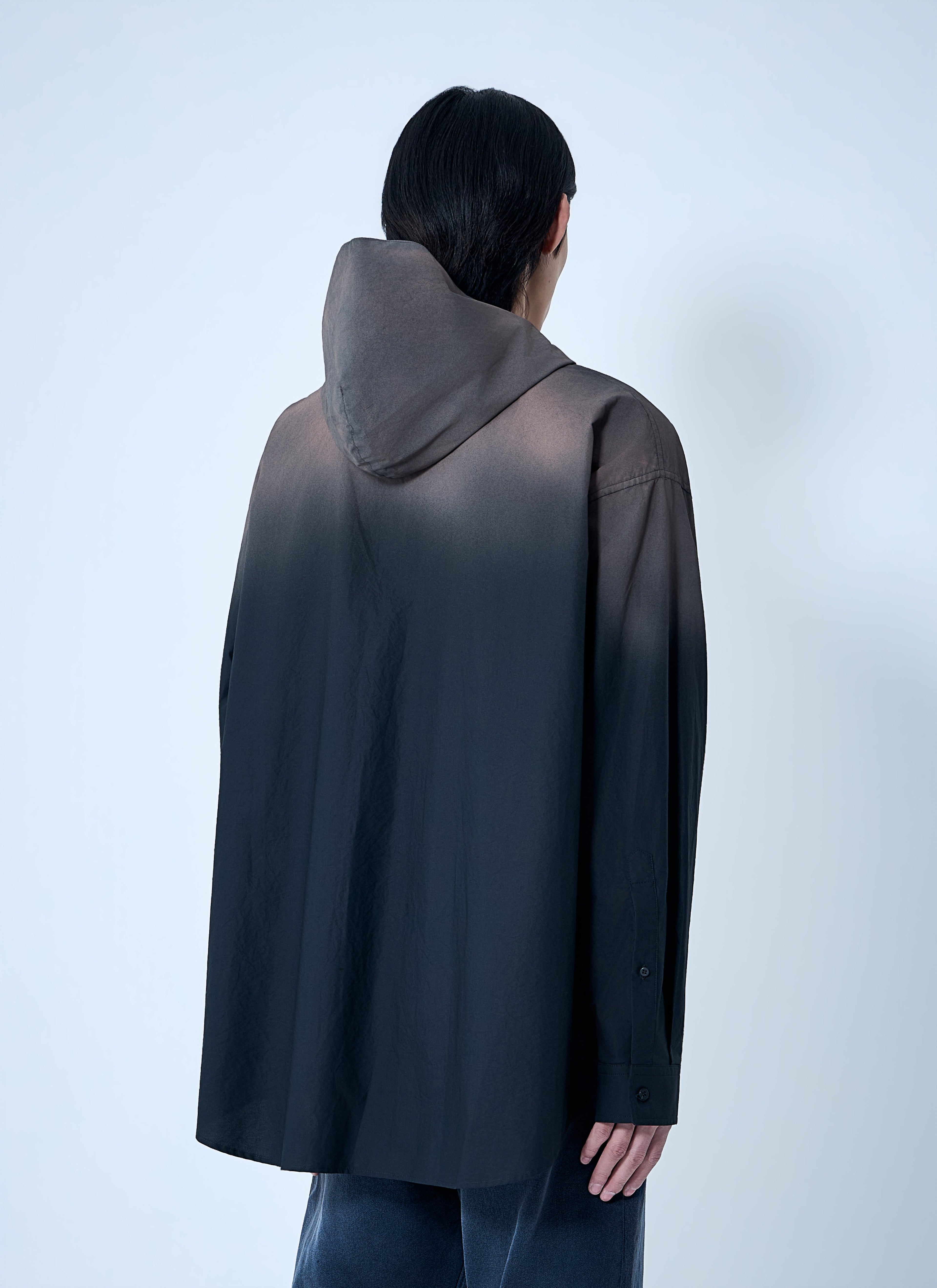 Balenciaga Men Hooded Shirt