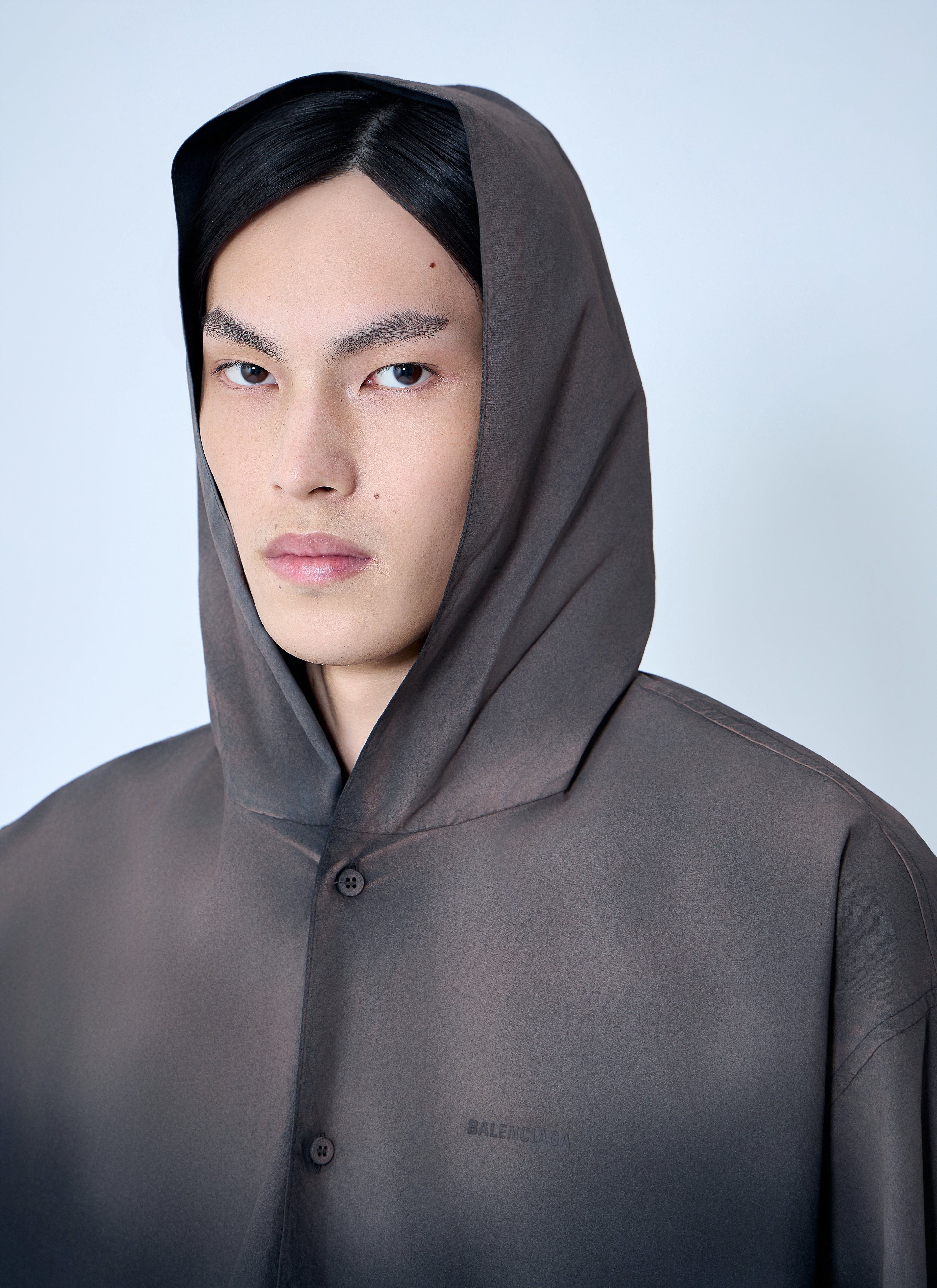 Balenciaga Men Hooded Shirt