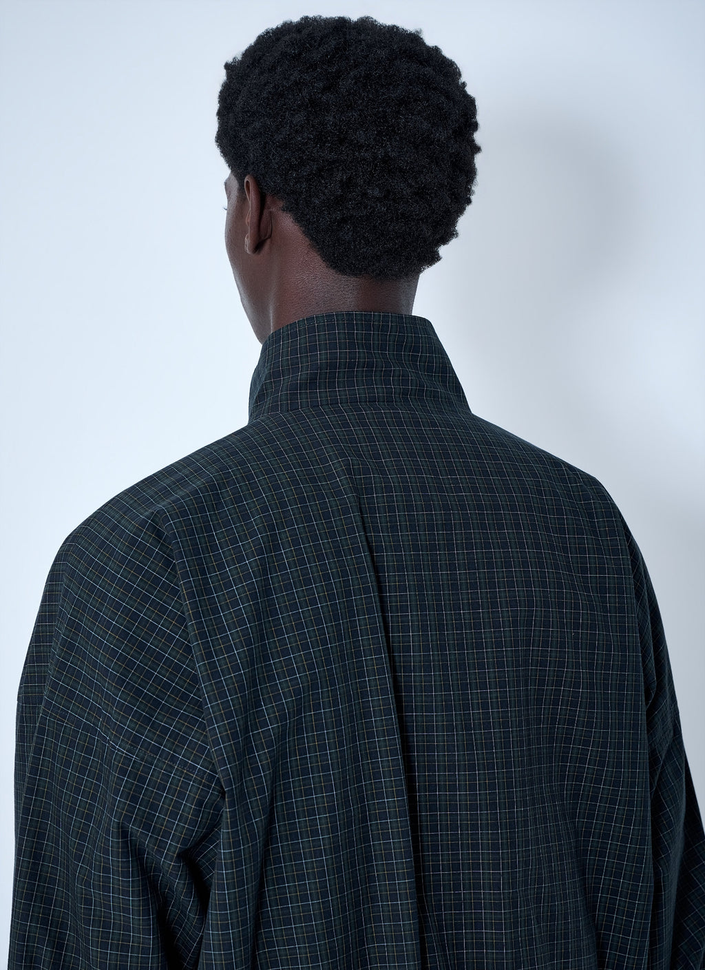 Balenciaga Men Checked Zip Jacket