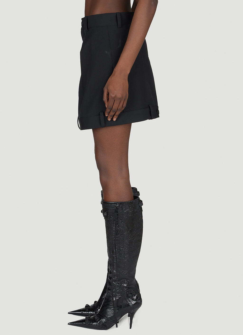 Balenciaga Women Deconstructed Mini Skirt