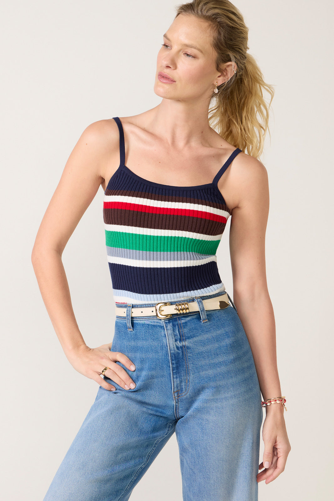 Women's Alyssa Stripe Twin Set Tank Top