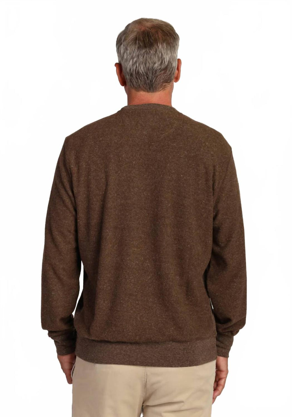 Vintage Long Sleeve Sweatshirt In Brown