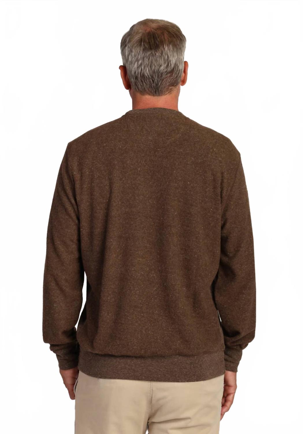 Vintage Long Sleeve Sweatshirt In Brown