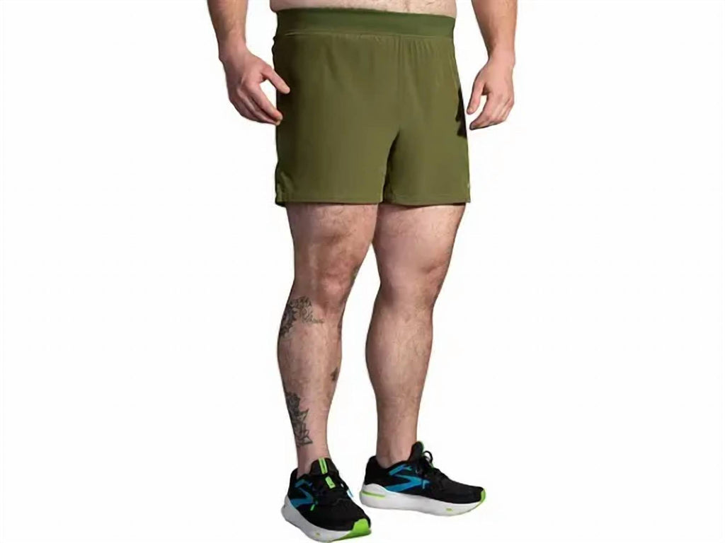 Sherpa 5" Shorts In Carbon Green