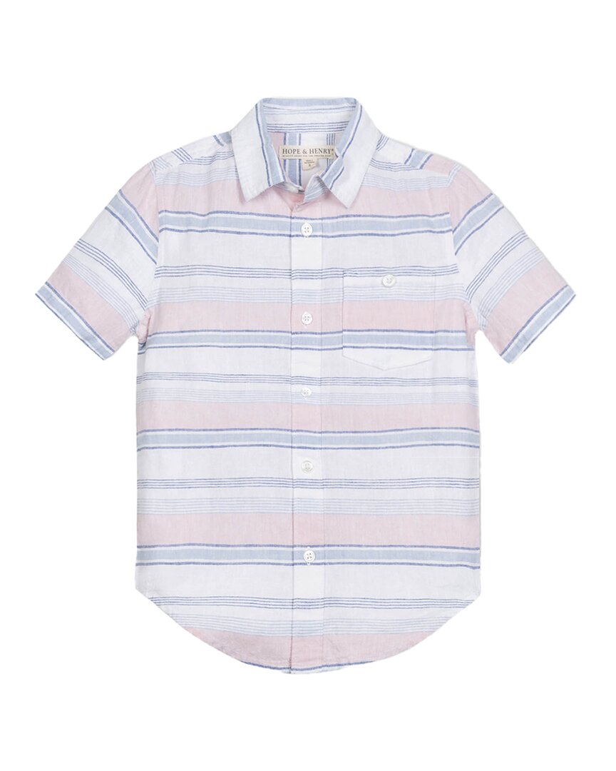 Hope & Henry Linen-Blend Shirt