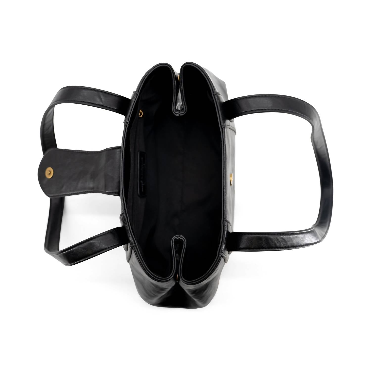 Women's Fiora Signature Lock Satchel In Black