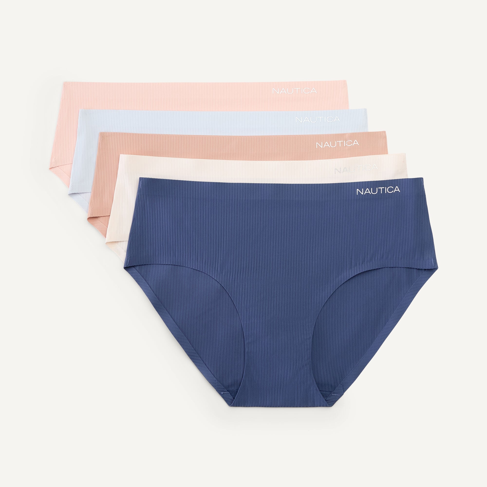 Nautica Womens Hipster Brief, 5-Pack