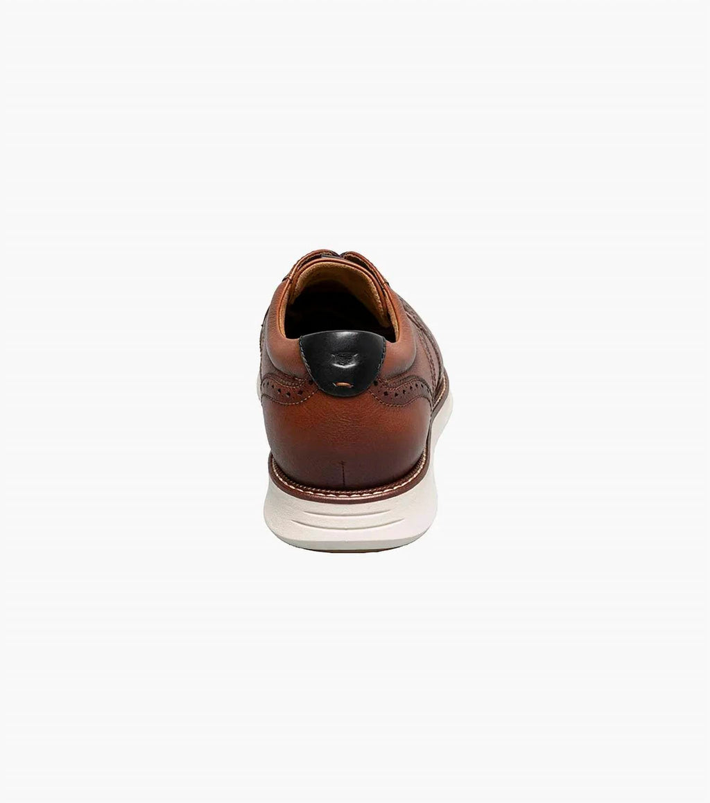 Men's Launch Wingtip Oxford Shoes In Cognac