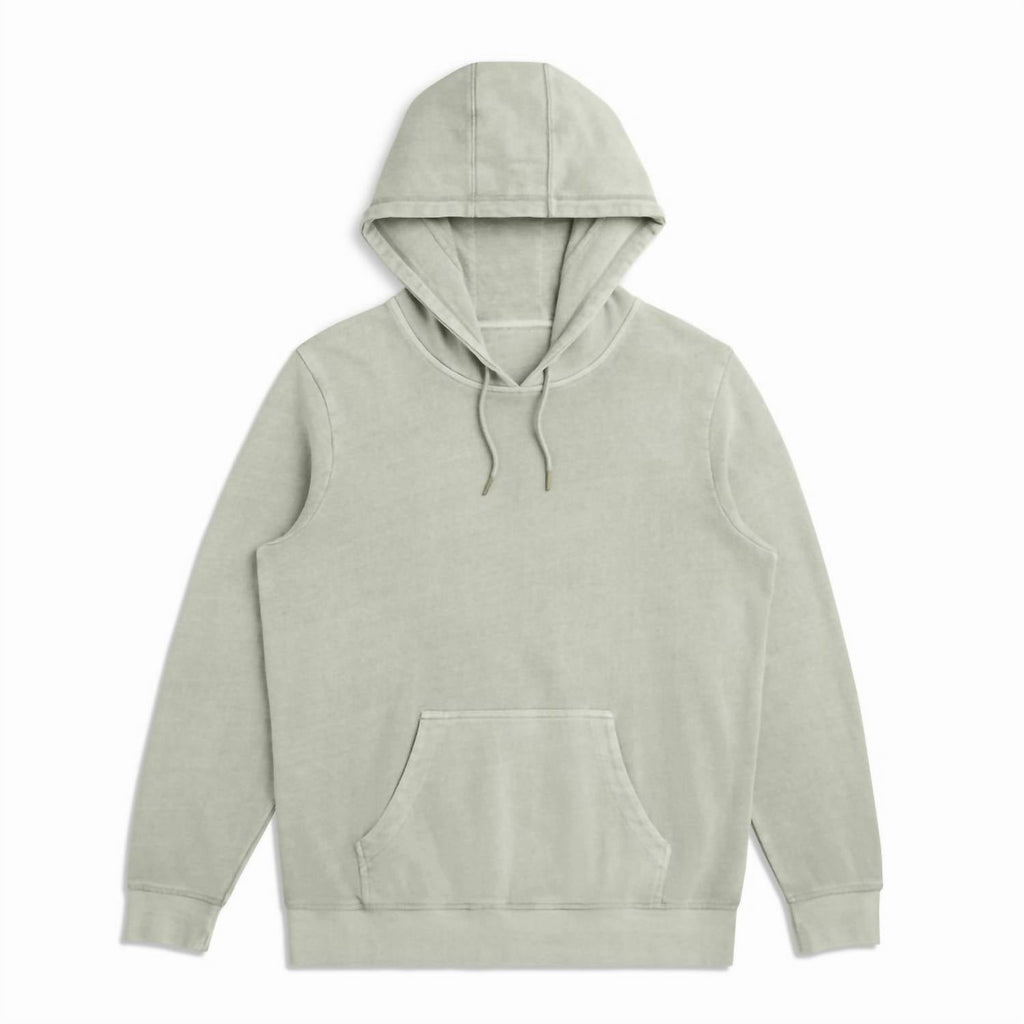 French Terry Hoodie In Sage
