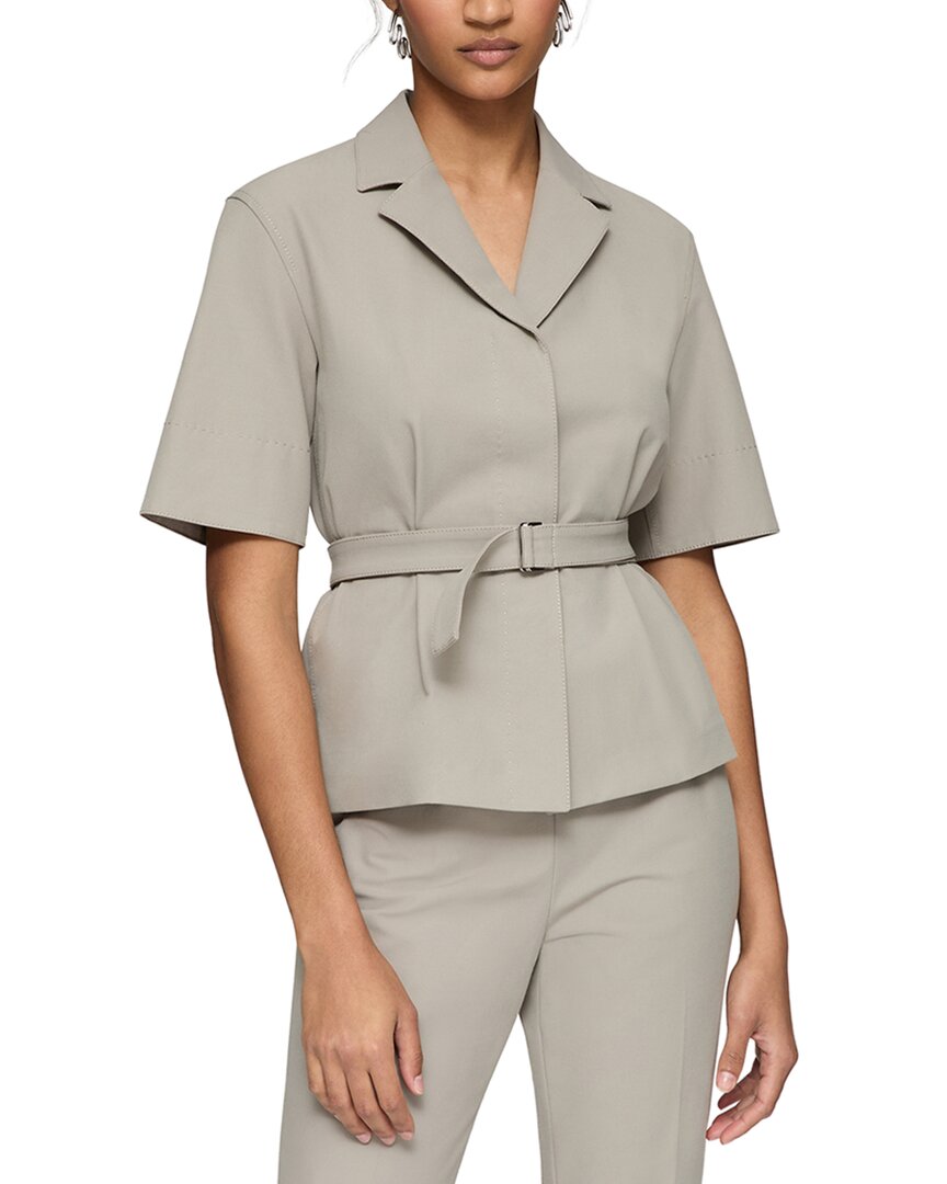 Lafayette 148 New York Plus Short Sleeve Jacket