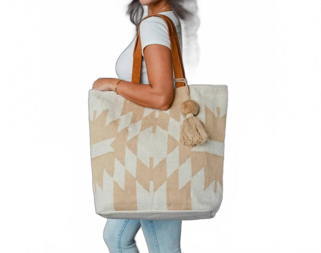 Sandstone Tote In Beige