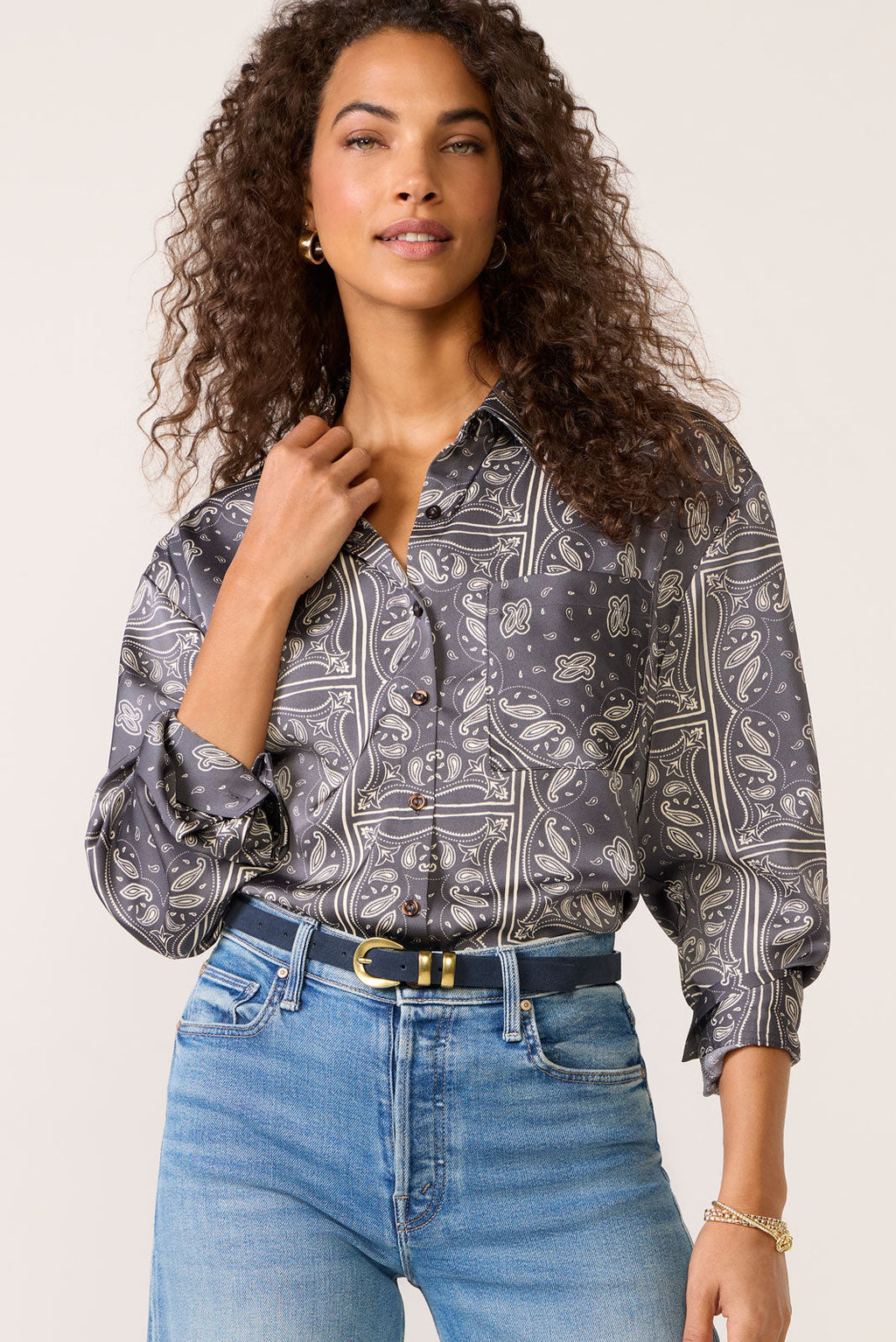 Women's Nicky Satin Shirt
