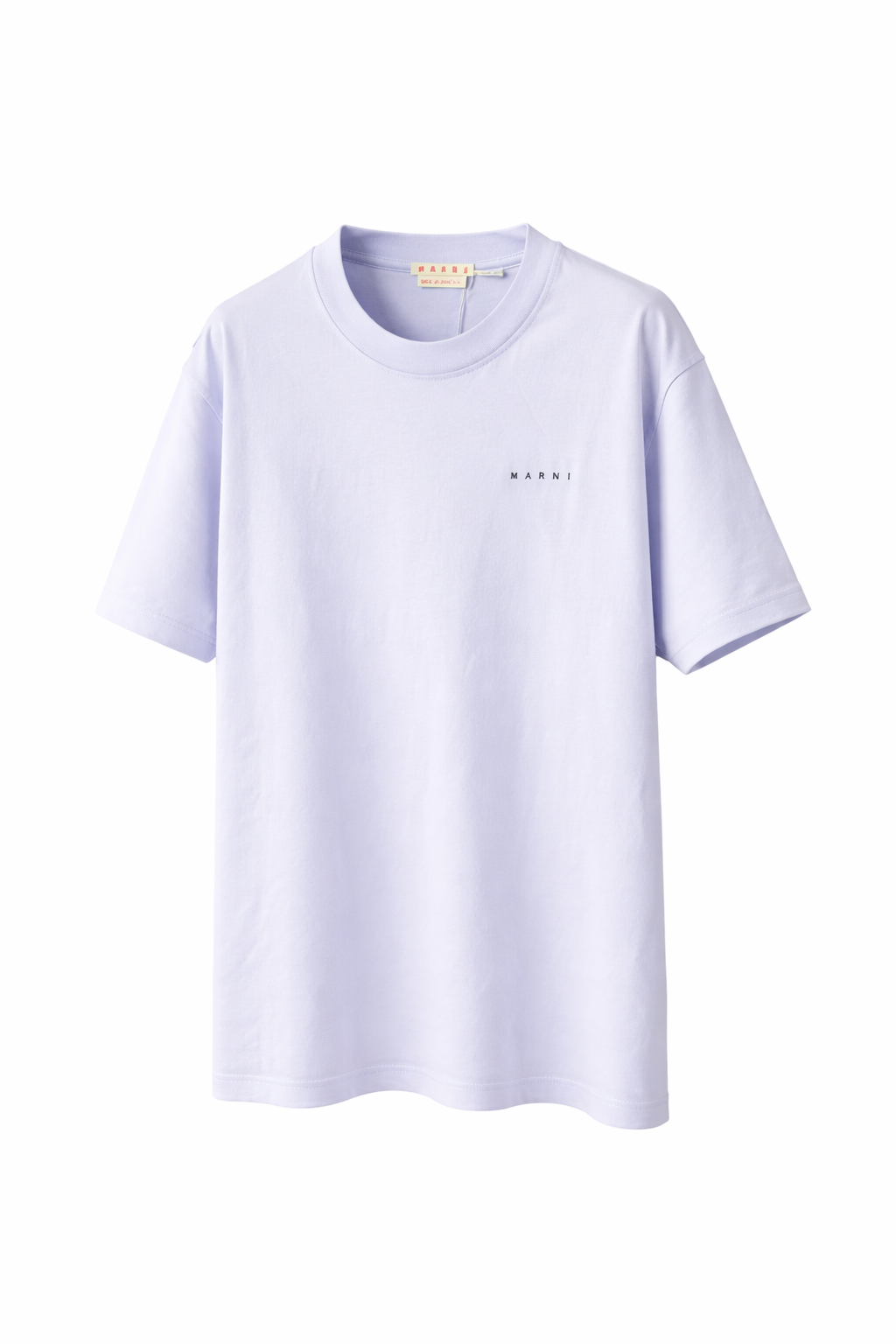 Marni Organic Cotton Certified Logo T-Shirt - Illusion Blue