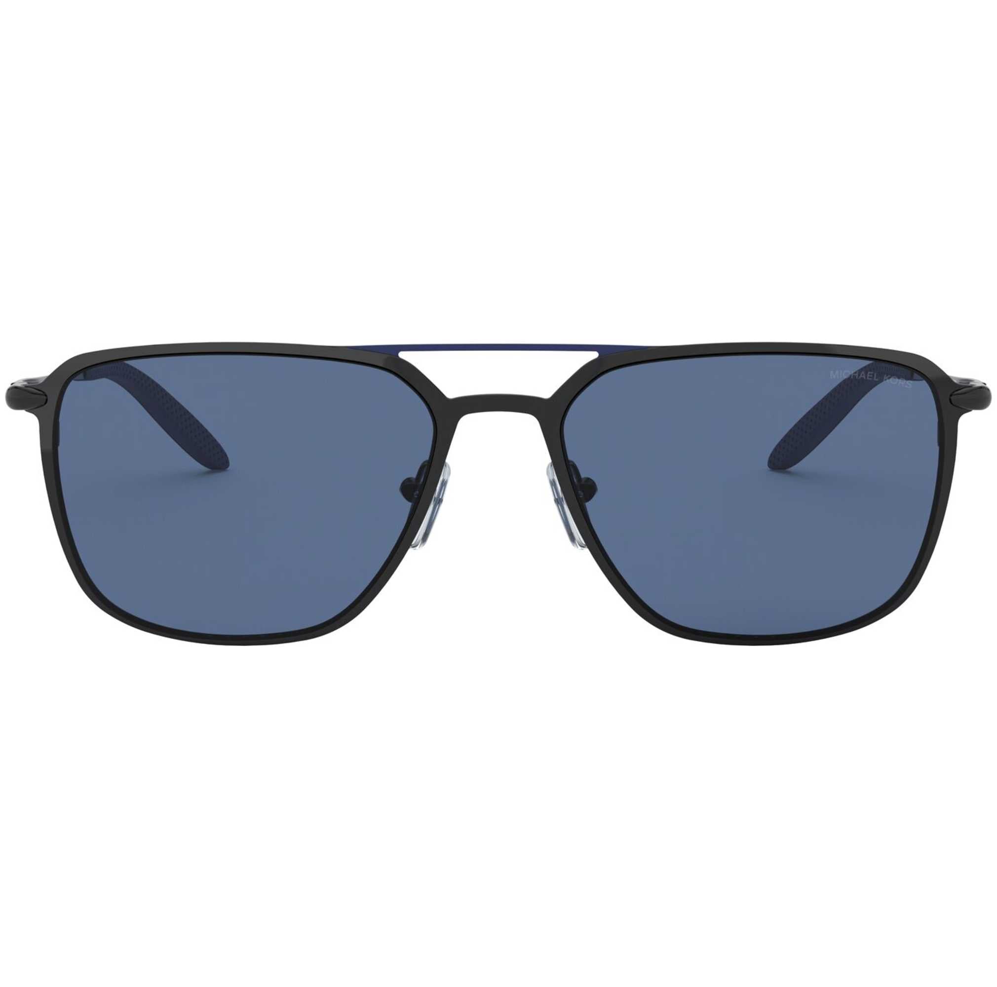 Michael Kors Men's 57 mm Shiny Black Sunglasses