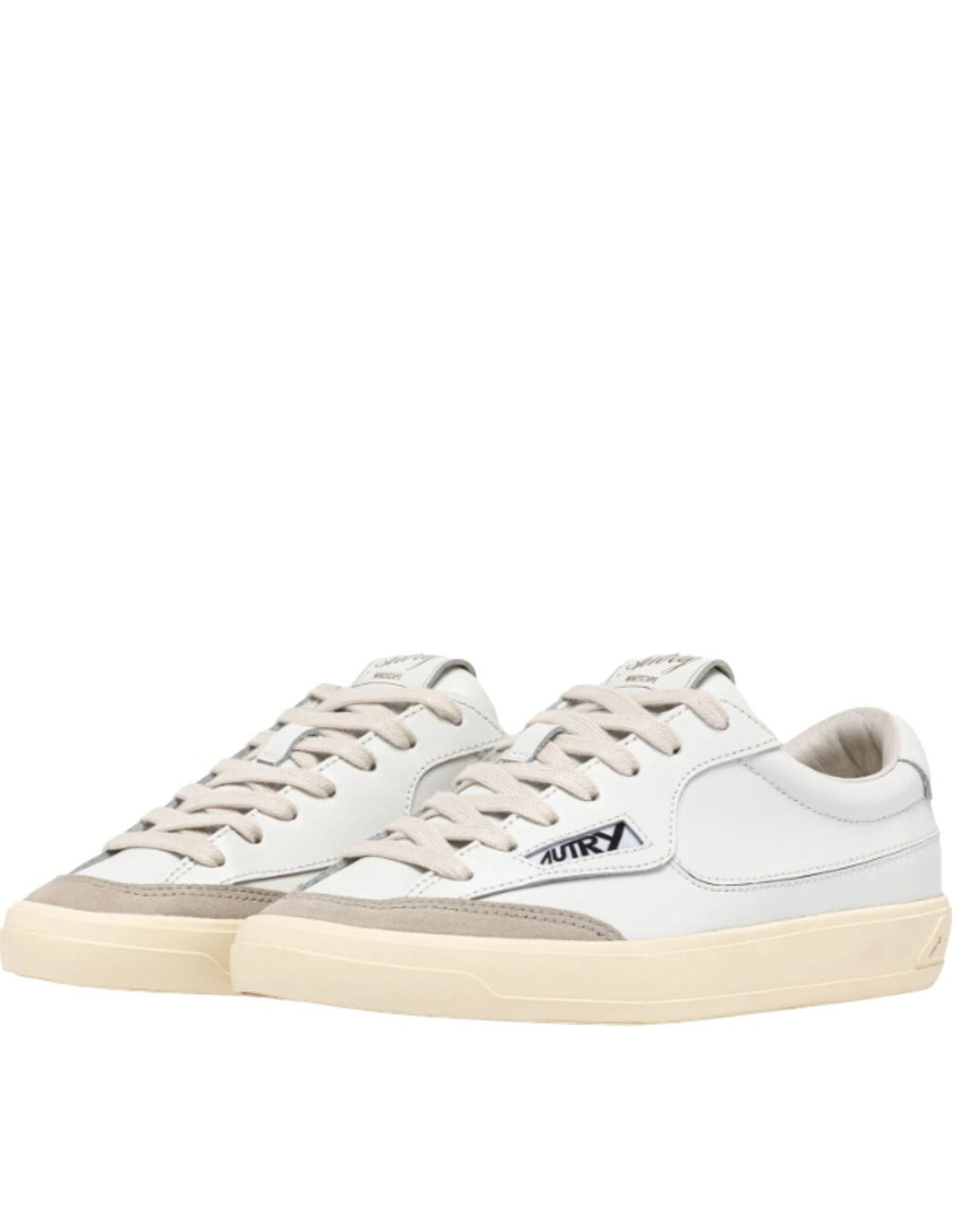 Autry Woman Windscape Low Sneakers In Leather White Sclw Uk01