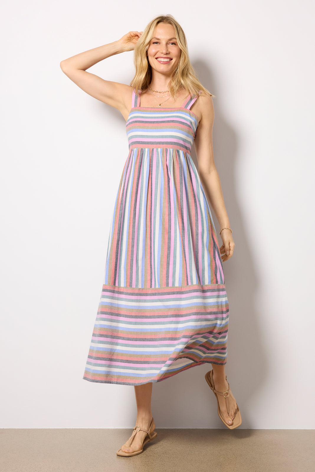 Women's Julia Stripe Midi Dress
