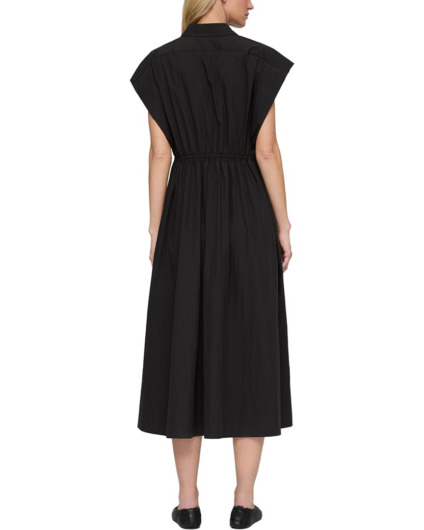 Lafayette 148 New York Plus Gathered Waist Shirtdress