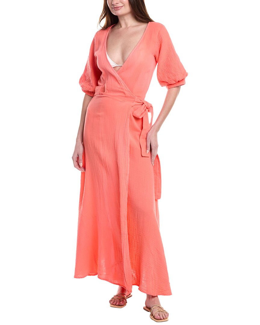 9seed Gauze Wrap Maxi Dress