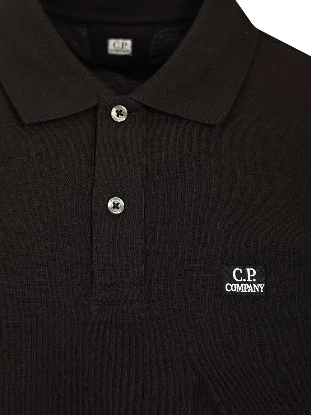 C.P. Company Men Stretch Pique Polo Shirt