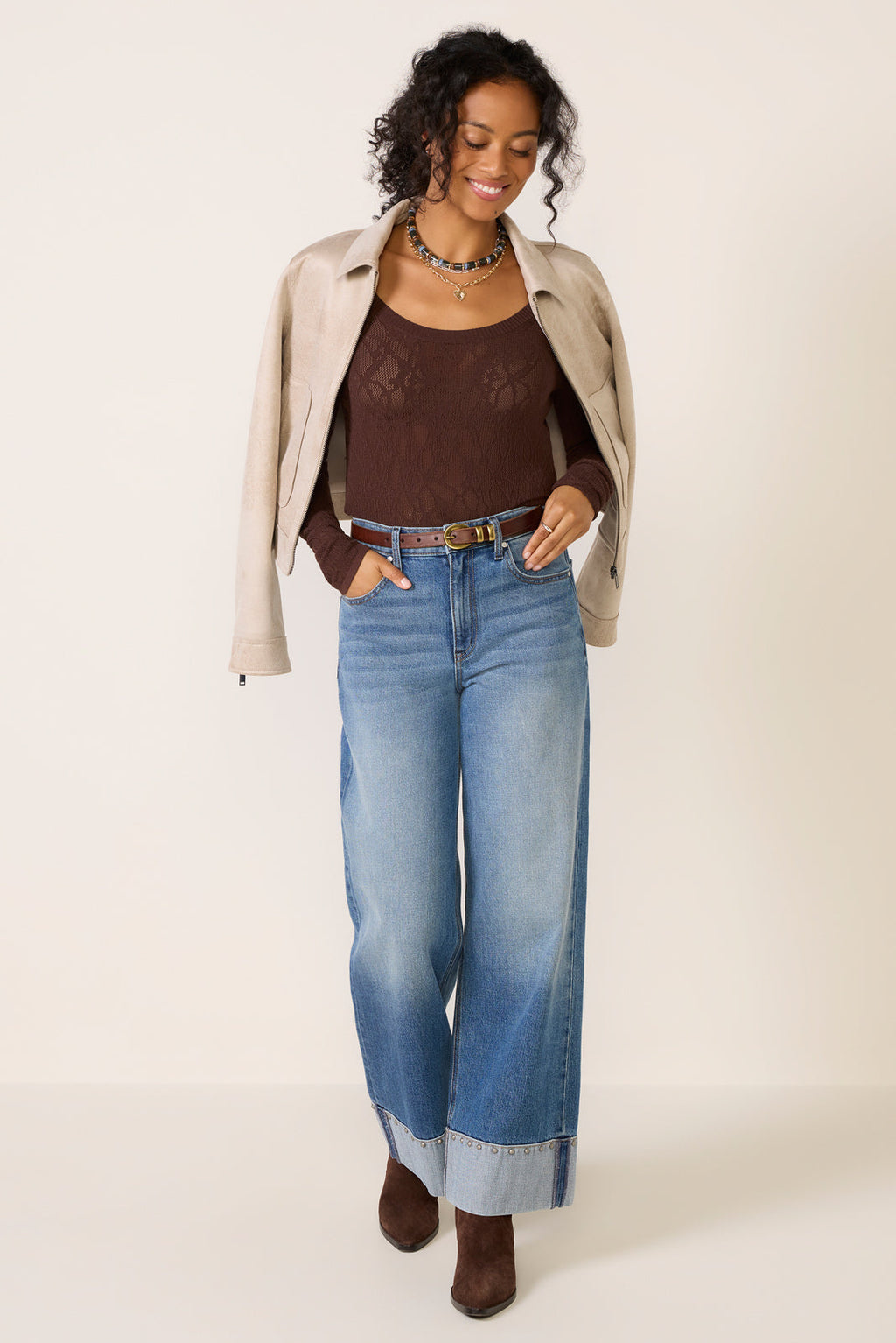 Women's Tibi Scoop Mesh Top