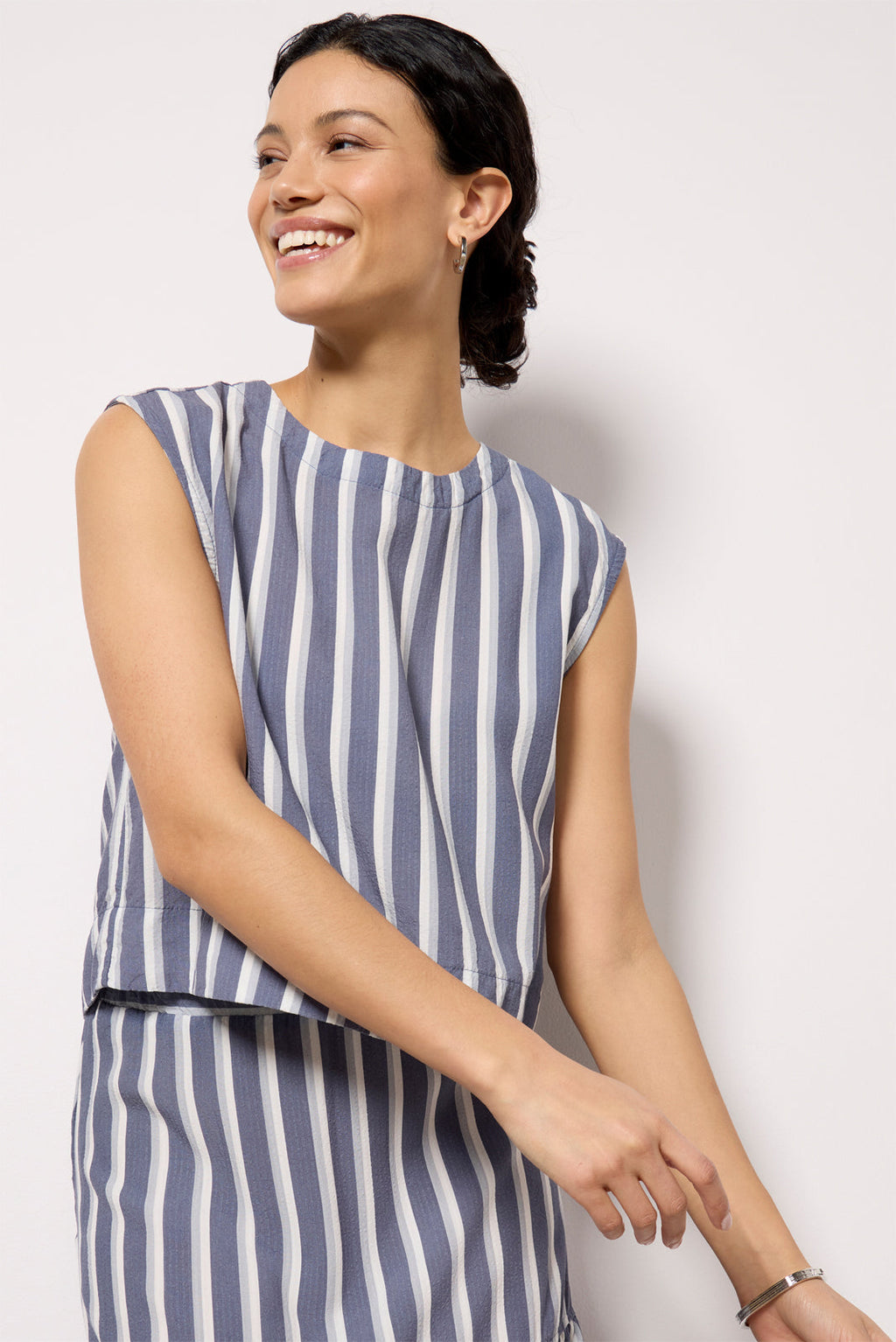 Women's Cali Stripe Shell Top