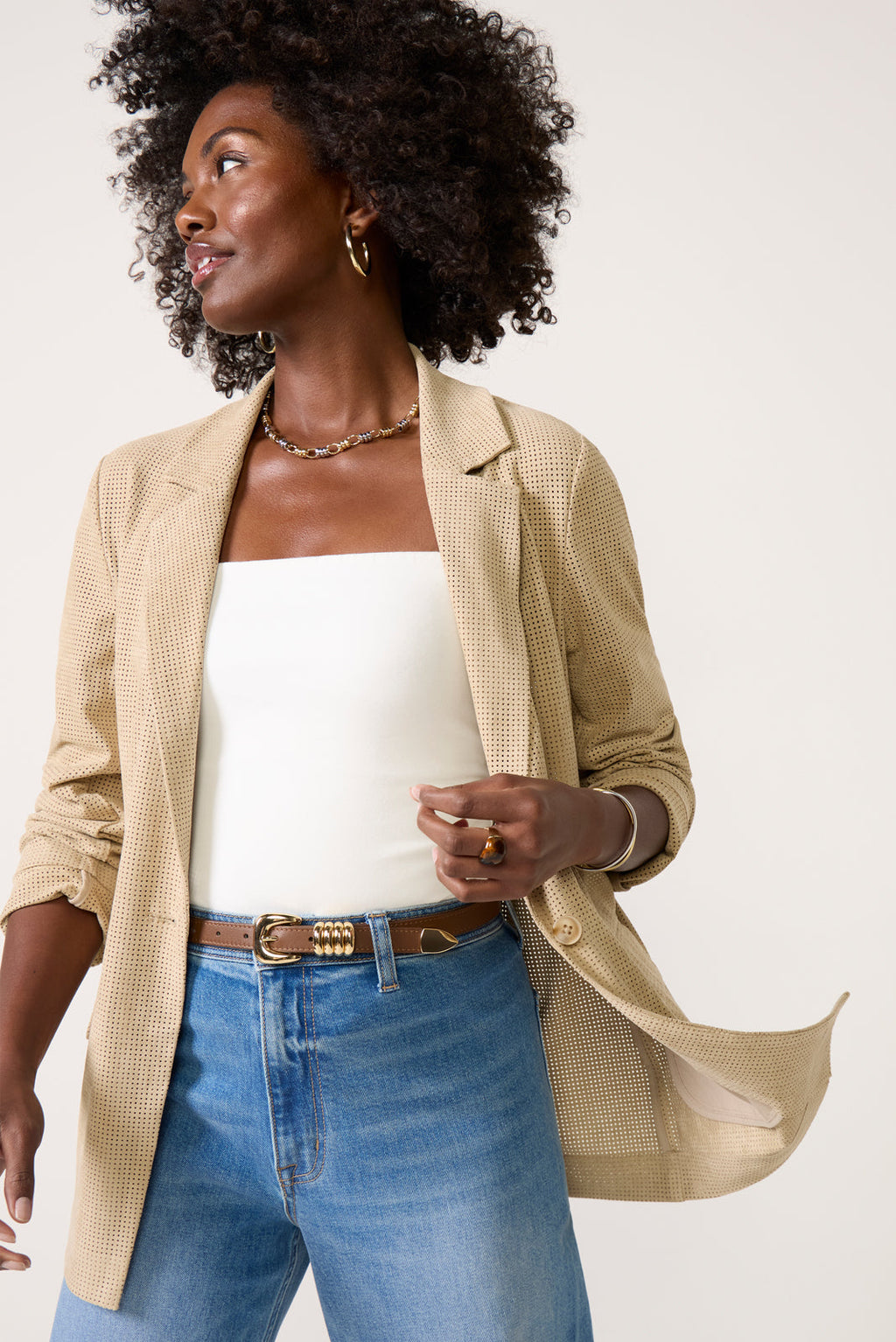 Women's Weston Perforated Blazer